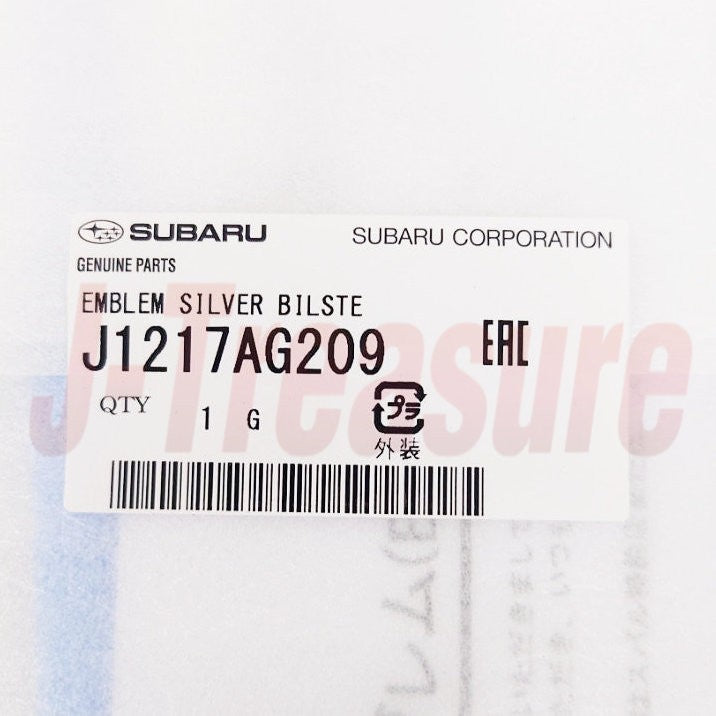 SUBARU Genuine Bilstein Shock Dumper Trunk Badge Logo Sticker J1217AG209 OEM