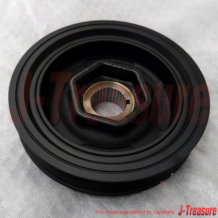 HONDA CR-V RD4 RD5 2002-2006 Genuine Crankshaft Pulley 13810-RRA-A02 OEM