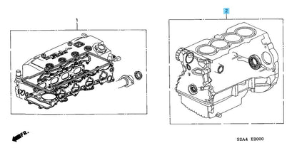 HONDA S2000 AP1 AP2 '00-09 Genuine Cylinder Block Gasket Kit 06111-PCX-020 OEM