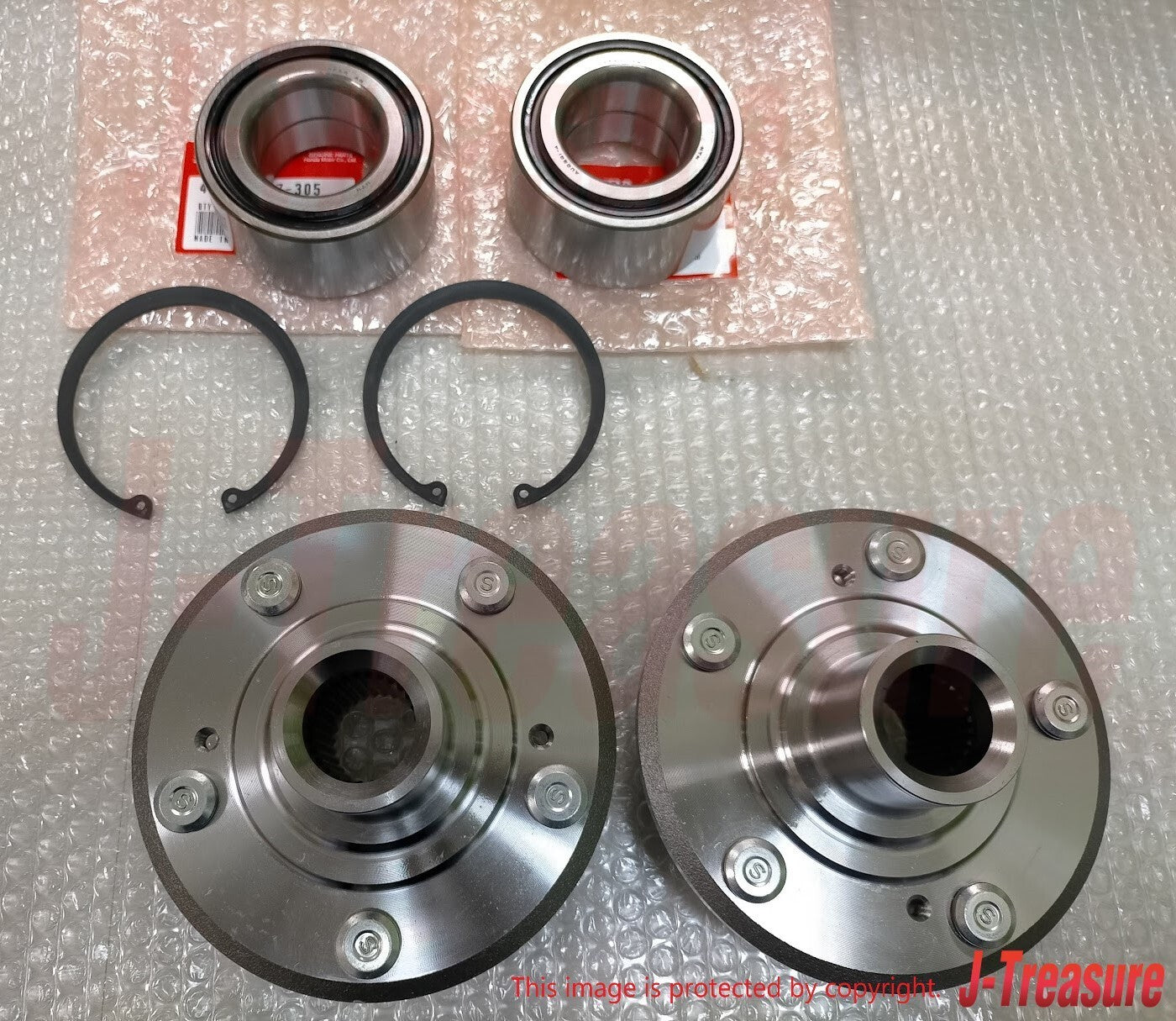HONDA INTEGRA Type R DC2 98 Spec Genuine Front Wheel Hub Bearing Assy RH LH Set