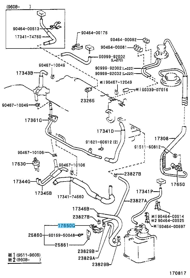 TOYOTA RAV4 SXA1# 1996-2000 Genuine Vacuum Switching Valve 90910-12149 OEM