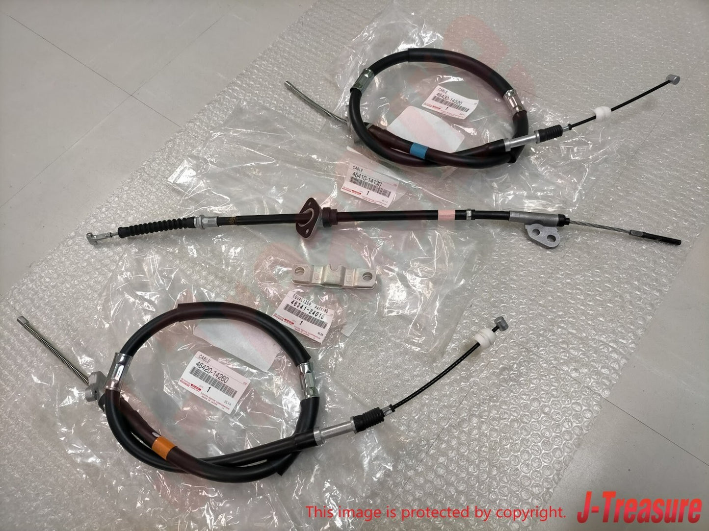 TOYOTA SUPRA JZA80 Genuine Parking Brake Cable Assy FR & RH & LH & Equalizer Set