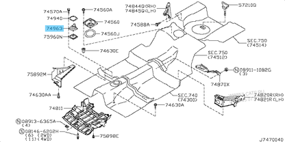 NISSAN 240SX 200SX S13 S14 SKYLINE R32 R33 Genuine Shift Boot Rubber Insulator