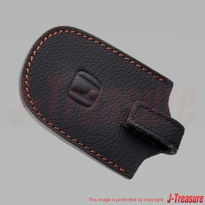 HONDA CR-V Genuine Key Cover Black X Brown Stitch for 2 Buttons 08U08-T5A-010