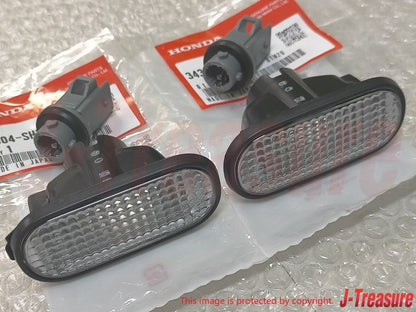 HONDA INTEGRA TYPE-R DC2 Genuine Front Fender Side Turn Marker Lamp & Socket Set