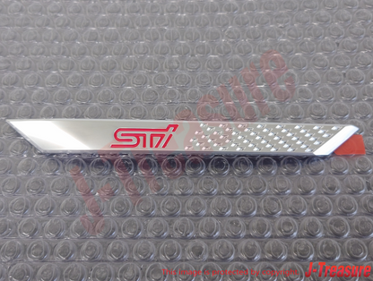 SUBARU BRZ STI SPORTS ZC6 Genuine Fender Silver Garnish Emblem RH & LH Set OEM