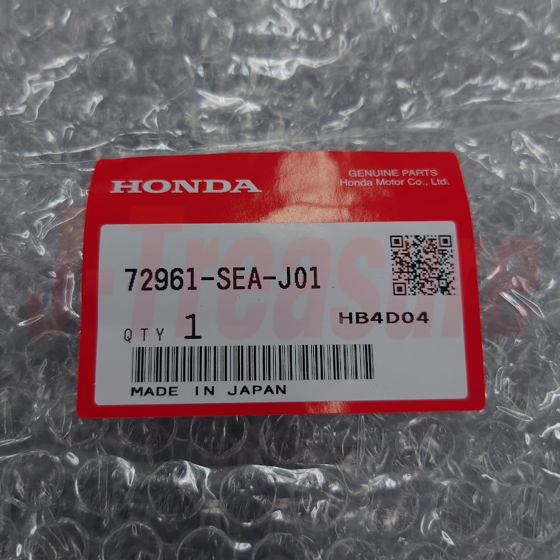 HONDA ACCORD CL7 EURO R Genuine Rear Door Sash Molding Right & Left set OEM