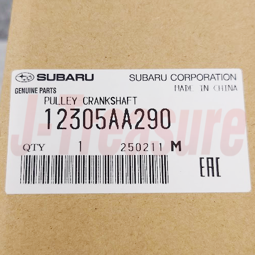 SUBARU OUTBACK BP9 BPE 2004-2009 Genuine EJ30 Crankshaft Pulley 12305AA290 OEM