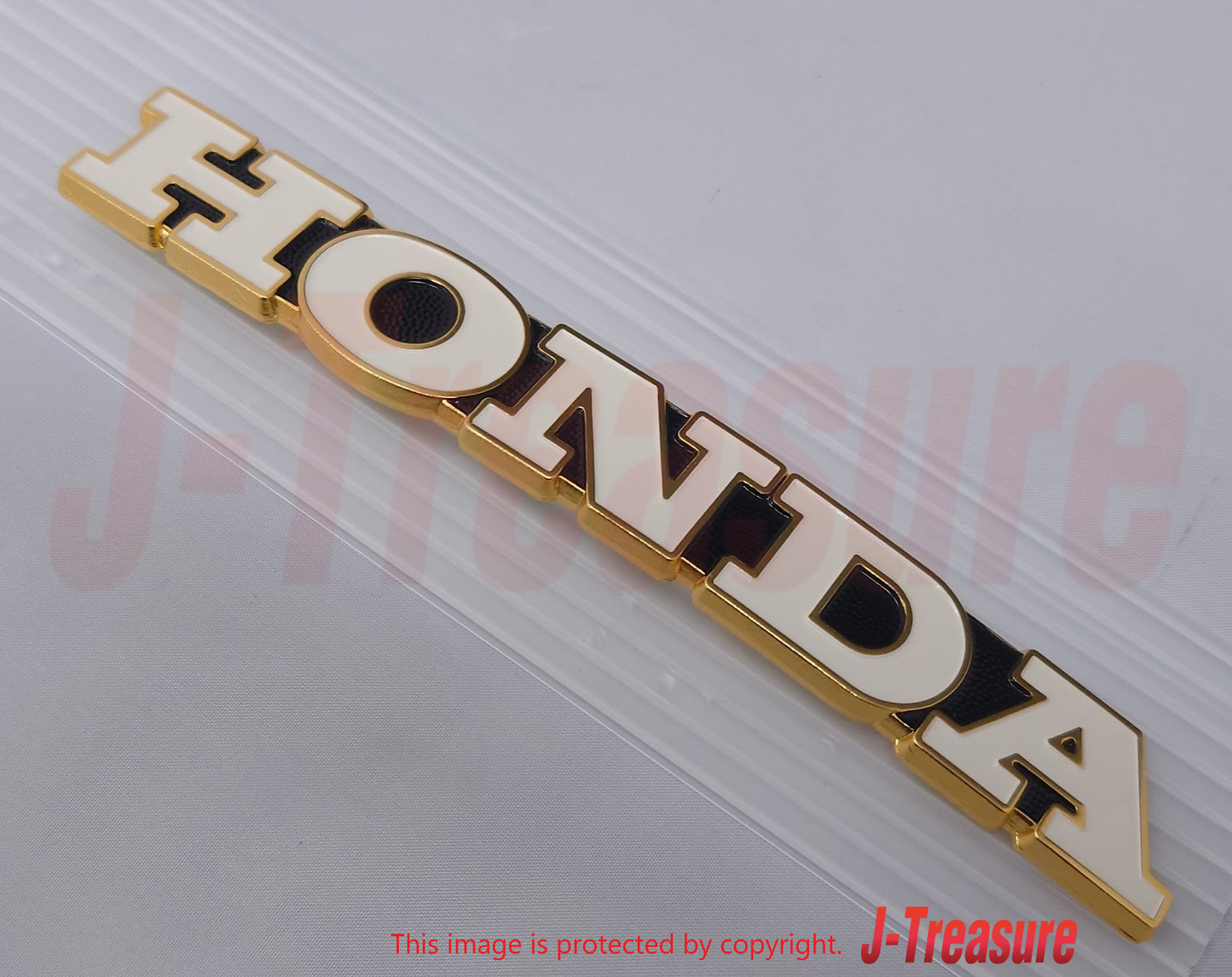 HONDA CB750 CB550 CB500 Genuine Fuel Tank Emblem "HONDA" Right & Left Set OEM