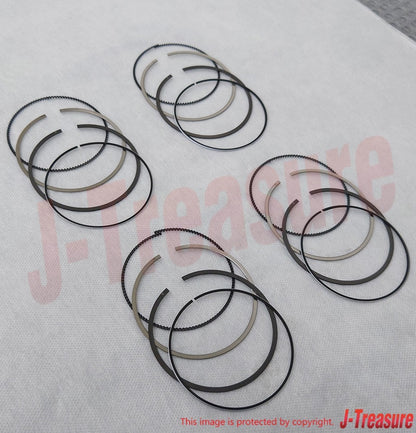 YAMAHA YZF-R6 2006-2024 Genuine Piston Ring Set Standard 2C0-11603-00-00 x4 Set