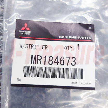 MITSUBISHI LANCER EVO4 CN9A EVO5 6 CP9A Genuine Front Door Weatherstrip Set OEM