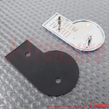 TOYOTA LAND CRUISER BJ40 FJ40 Genuine Rear "4WD" Emblem & Rear Plate Pad Set
