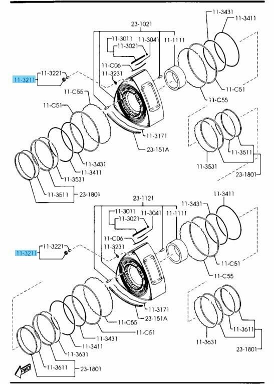 MAZDA RX-8 SE3P 2003-2011 Genuine Rotary Engine Corner Seal N3H1-11-C20E x12 Set