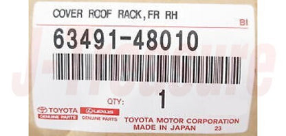 TOYOTA HIGHLANDER ACU20 01-07 Genuine Roof Rack Leg Cover Front RH 63491-48010