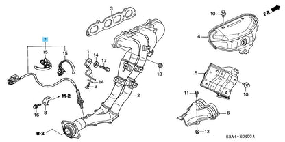 HONDA S2000 AP1 '00-02 Genuine Front Oxygen Sensor 36531-PCX-014 OEM
