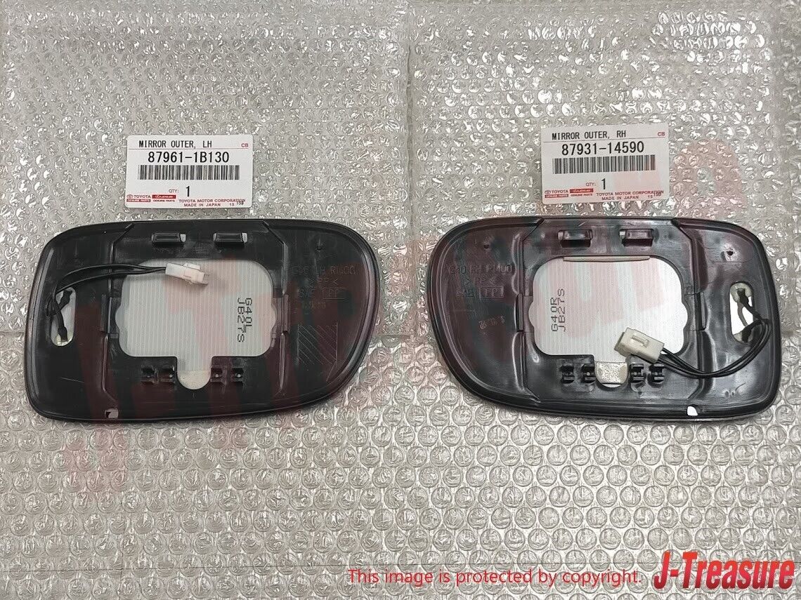 TOYOTA SUPRA JZA80 MK4 Genuine Side View Door Mirror Glass Right ＆ Left Set OEM