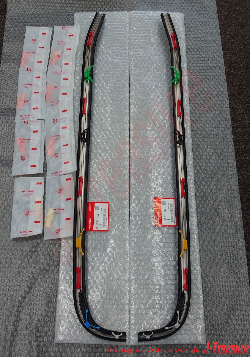HONDA INTEGRA DC1 DC2 94-01 Genuine Front Windshield Molding RH LH Clip Set OEM