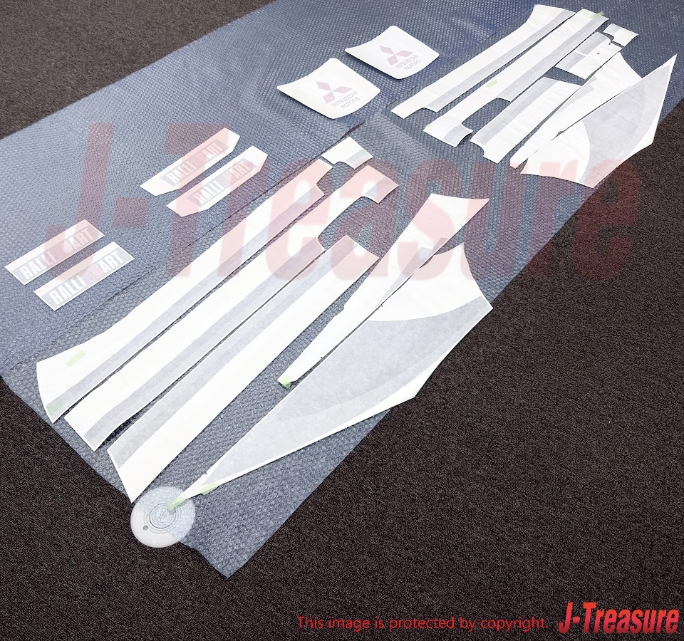 MITSUBISHI LANCER EVO 6 Genuine Tommi Makinen Edition Decal 8 pieces Set OEM