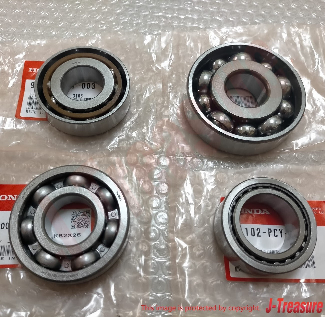 HONDA S2000 AP1 AP2 00-09 Genuine Transmission Gearbox Bearing 4pcs Set OEM