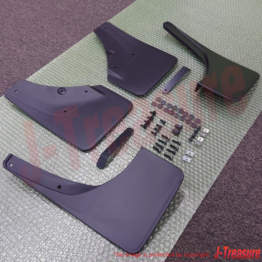 SUZUKI JIMNY SIERRA JB74W Genuin Mud Flap Black 4 Sheets Set 72201-78R00-BK1 OEM