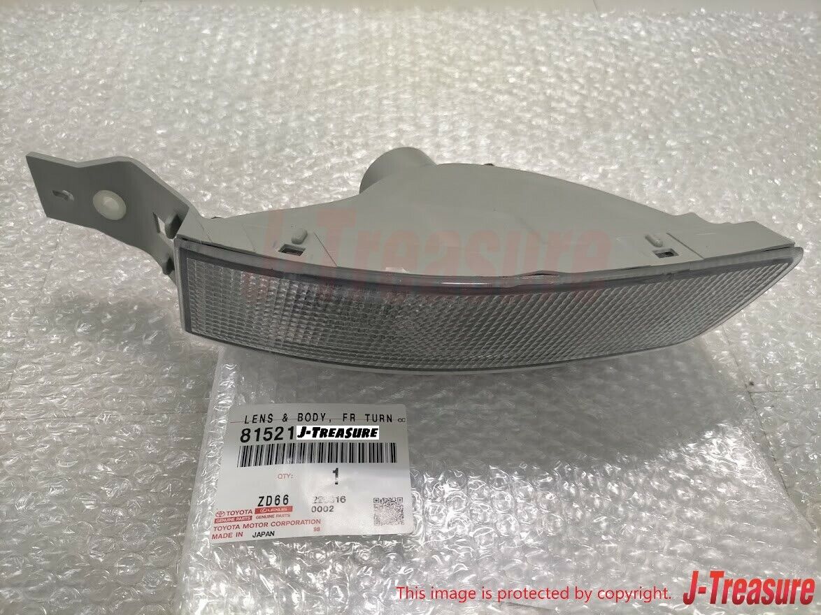 TOYOTA MR2 SW20 SW20L Genuine Front Turn Signal Lamp Right & Left Clear Lens OEM