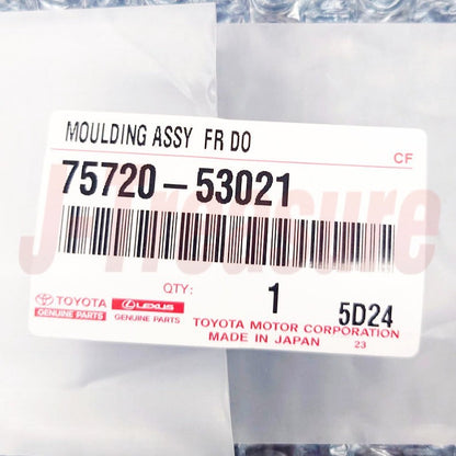 LEXUS IS F USE20 08-14 Genuine FRONT & Rear Door Belt Moulding RH & LH Set OEM