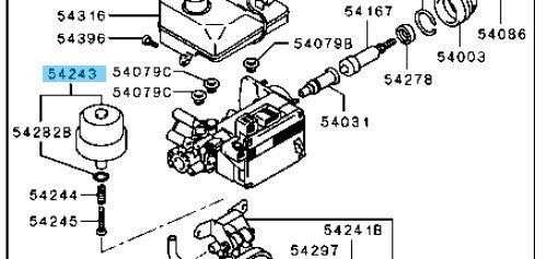 MITSUBISHI MONTERO Genuine Brake Booster Accumulator 4630A012 OEM