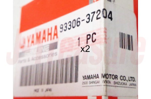 YAMAHA YZ125 '86-25 YZ125X '20-25 Genuine Crankshaft Bearing 93306-37204 x2 Set