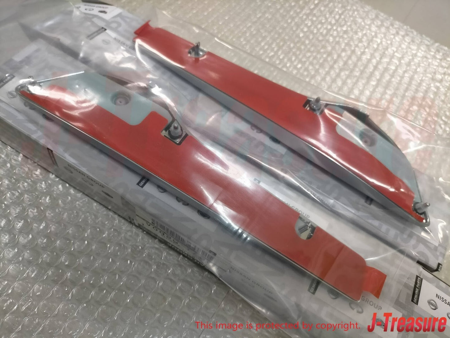 NISSAN GT-R R35 13-21 Genuine Emblem Finisher Front Fender Right & Left Set OEM