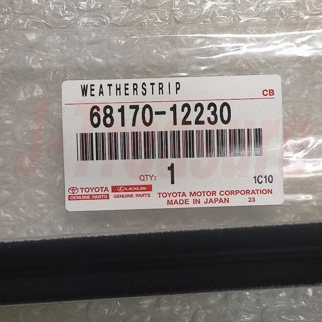 TOYOTA LEVIN TRUENO AE86 Genuine Front Door Glass Inner Weather Strip Set OEM