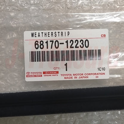 TOYOTA LEVIN TRUENO AE86 Genuine Front Door Glass Inner Weather Strip Set OEM
