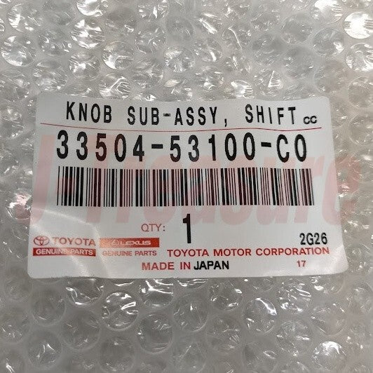 TOYOTA LEXUS IS F IS250 IS350 RX350 RX450h Genuine Shift Knob Leather Black OEM