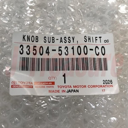 TOYOTA LEXUS IS F IS250 IS350 RX350 RX450h Genuine Shift Knob Leather Black OEM