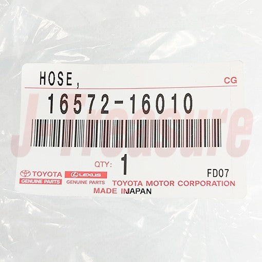 TOYOTA LEVIN TURENO AE86 80-87 Genuine Radiator Inlet & Outlet Hose & Clamp Set