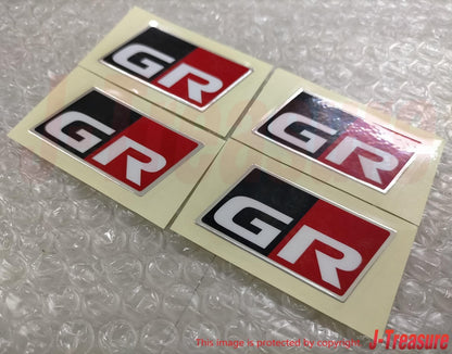 TOYOTA GR SPORT Genuine GR Logo Discharge Tape 50mm x 25mm Set of 4 MS373-00002