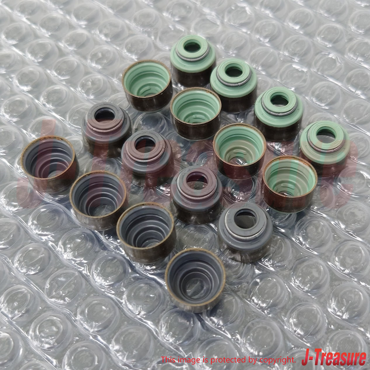 MAZDA MIATA NA NB 90-05 Genuine Engine Intake & Exhaust Valve Seal x16 Set OEM