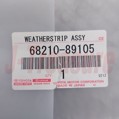 TOYOTA 4RUNNER RN80 89-95 Genuine F/Door Glass Outer Weatherstrip RH & LH Set