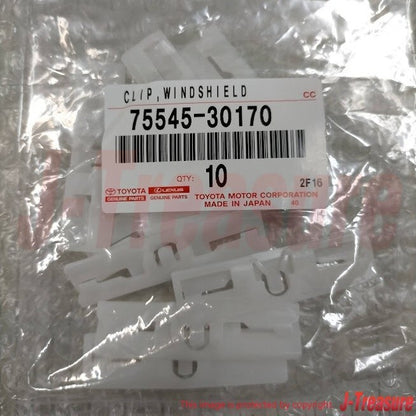 LEXUS IS250 IS350 2014-2015 Genuine Front Windshield Molding RH LH Clip Set OEM