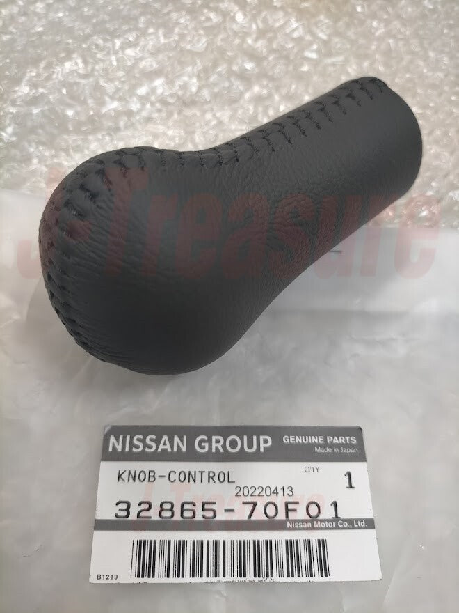NISSAN 180SX 200SX 240SX SILVIA S13 S14 Genuine 5-Speed Shift Knob Leather OEM
