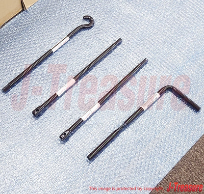 TOYOTA HILUX LN110L '93-97 Genuine Jack Handle Lever & Extension(x2) & Rod Set