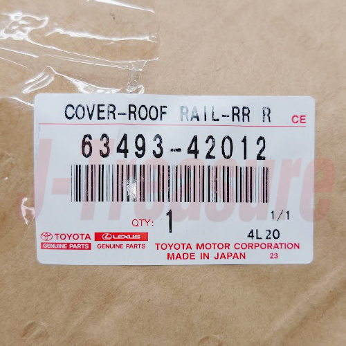 TOYOTA RAV4 ACA2# 04-05 Genuine Rear Roof Rack Leg Cover RH 63493-42012 OEM