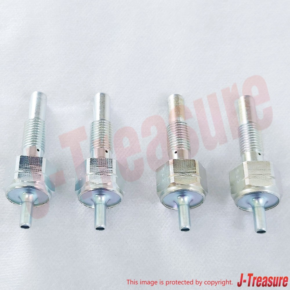 MAZDA RX-8 SE3P 04-08 Genuine Oil Injector Squirter Bolt Connector 4pcs Set OEM