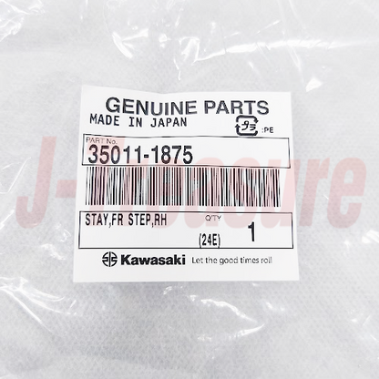 KAWASAKI ZX600 NINJA ZX-6R 1998-2002 Genuine Front Step Stay RH 35011-1875 OEM