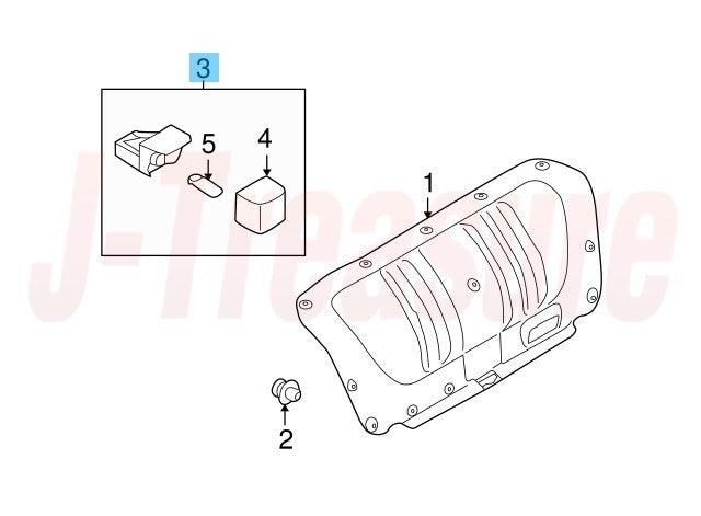 SUBARU WRX STI VAF 2015-2020 Genuine Trunk Lamp Assy 84611GA002 OEM