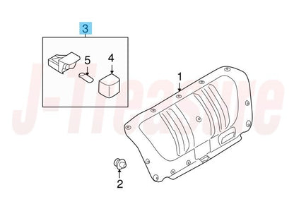 SUBARU WRX STI VAF 2015-2020 Genuine Trunk Lamp Assy 84611GA002 OEM