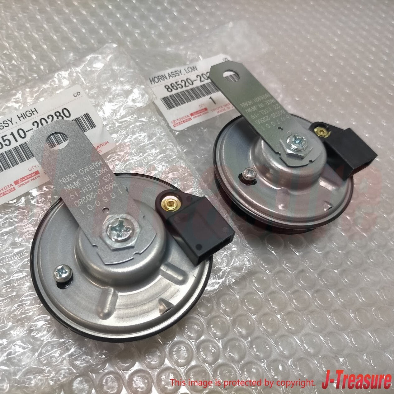 TOYOTA RAV4 ACA30 2006-2022 Genuine High & Low Pitched Horn Assy Set OEM