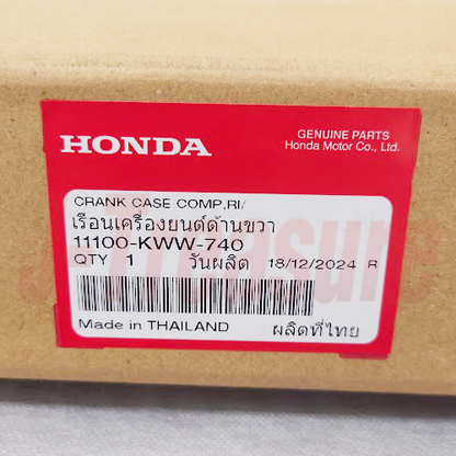 HONDA CRF110F 2013-2024 Genuine Crankcase RH 11100-KWW-740 OEM