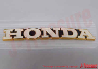 HONDA CB750 CB550 CB500 Genuine Fuel Tank Emblem "HONDA" Right & Left Set OEM