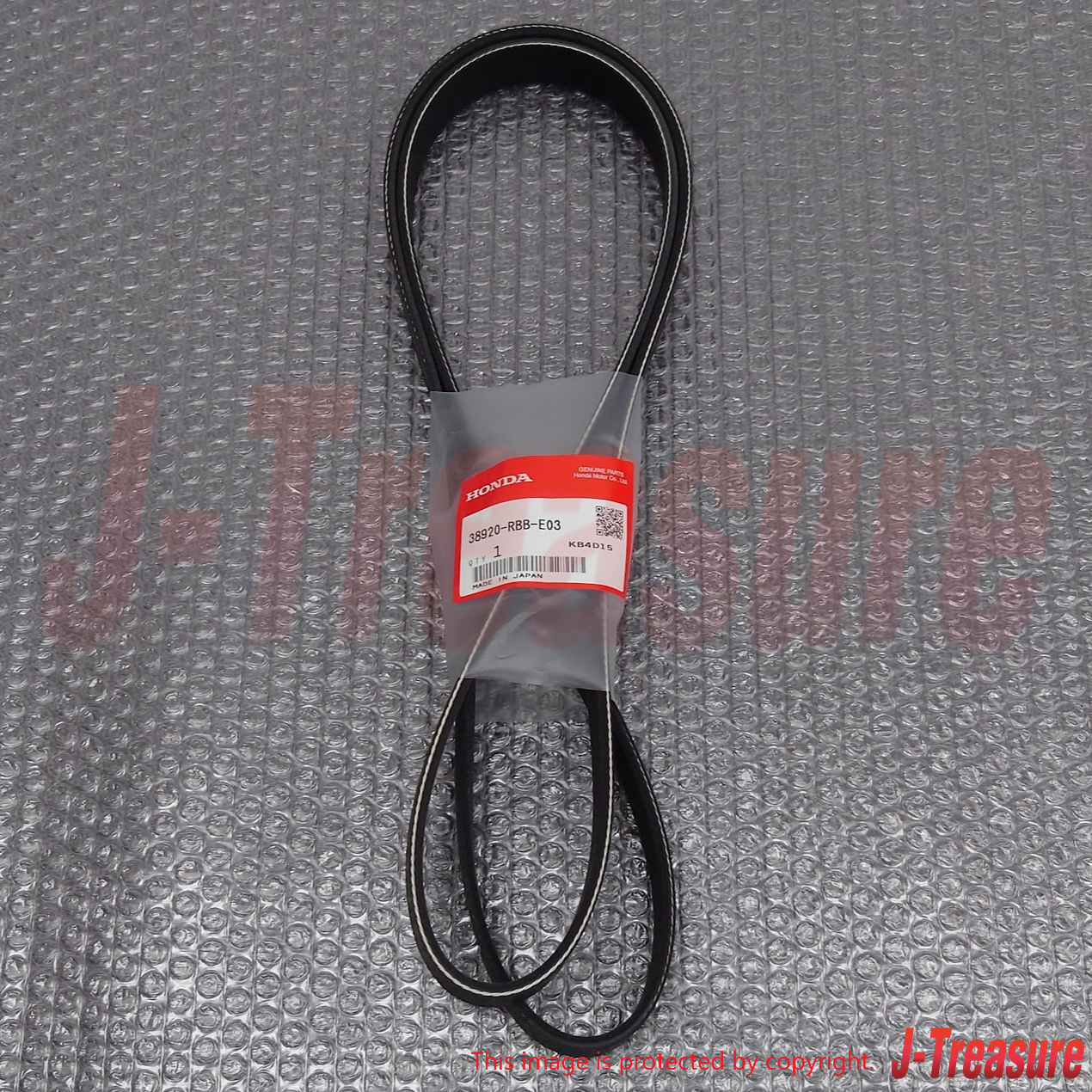HONDA CR-V RE3 RE4 2007-2009 Genuine Serpentine Fan Belt 38920-RBB-E03 OEM
