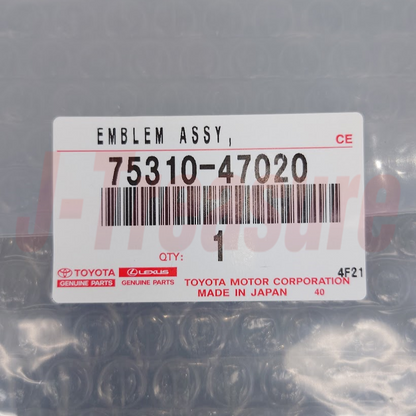 TOYOTA HIGHLANDER GVU48L 2011-2013 Genuine Front Emblem 75310-47020 OEM